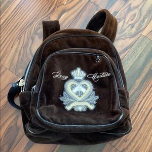 Vintage Juicy Couture Velvet backpack